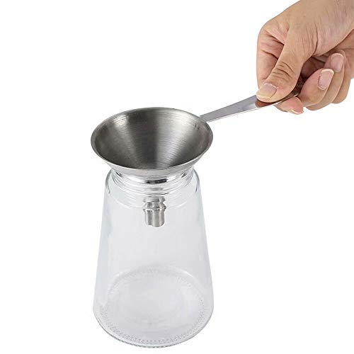 Waymeduo 3Pcs Variety Medium AU Small Kitchen Juego de líquidos de embudo grande de acero inoxidable