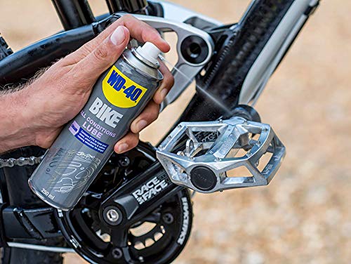 WD-40 Bike- Lubricante de Cadenas de Bicicleta para Todo Tipo de Condiciones y Ambientes- Spray 250ml