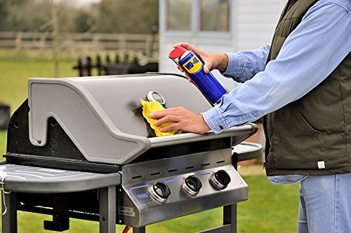 WD-40 Producto Multi-Uso Doble Acción- Spray 500ml-Aplicación amplia o precisa. Lubrica, Afloja, Protege del óxido, Dieléctrico, Limpia metales y plásticos y Desplaza la humedad