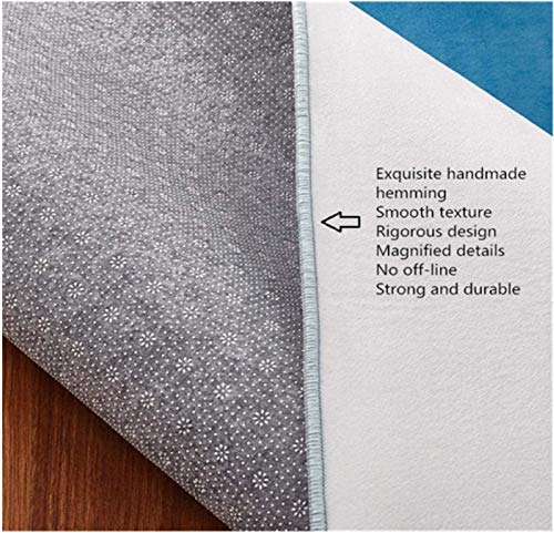 WDSZY Alfombras Modernas, Alfombras Nórdicas De Mármol Azul A Rayas Doradas, Alfombrillas Antideslizantes para Sala De Estar, Dormitorio, Decoración del Hogar 160X230Cm