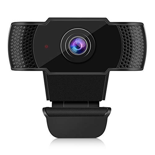 Webcam PC, 1080P HD ajustable USB Webcam con micrófono, Plug and Play cámara web para videollamadas, estudio en línea, conferencia, grabación, juegos