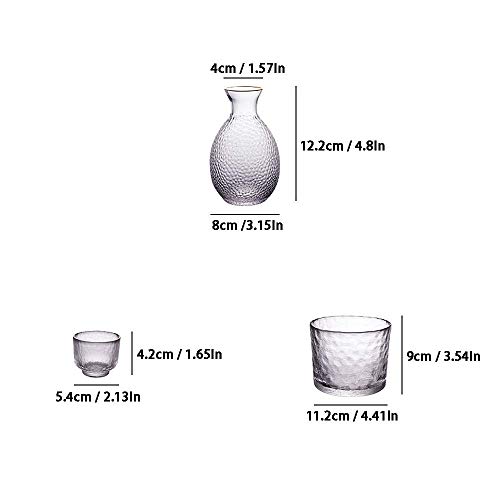 WEHOLY Taza y platillo de cerámica para el hogar, Borde Dorado, Textura de rombo, con Mango, Capuchino, café con Leche, Taza de café Espresso de Moca, Elegante, Blanco, Juego de 3.