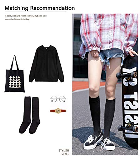 WEIPING Calcetines Unisex hasta la Rodilla, Medias Suaves y cómodas para Correr, Deportes, vuelos, Viajes, Embarazo, Enfermera, Rosa, Rosa, Estampado de Labios, Kiss Me