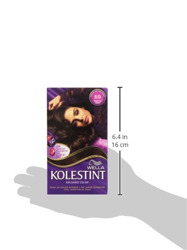 Wella Kolestint Tinte De Cabello Kit, Tono 50 Castaño Claro 210 g