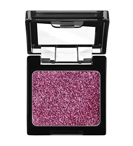 Wet n Wild - Color Icon Glitter Eyeshadow Single - Sombra de Ojos Brillante con una Fórmula Hidratante y Textura Sedosa, Glitter Maquillaje Profesional - Vegan - Color Rosa Groupie