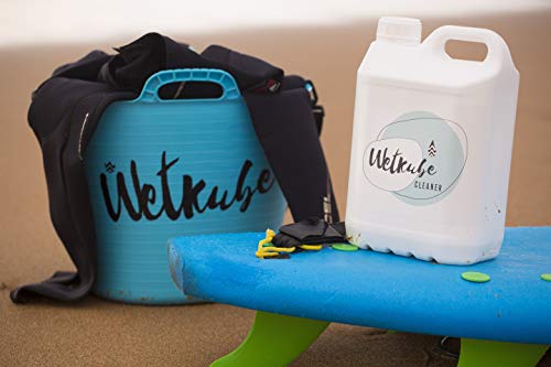 WETKUBE Cleaner - 5 litros, Detergente para Neoprenos, cuida, Limpia, desinfecta, Elimina Sal y Cloro, Mantiene Elasticidad, con ácido láctico y Olor a Fresco.