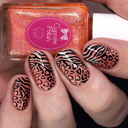 Whats Up Nails - B040 Safari Ride Stamping Plate for Nail Art Design