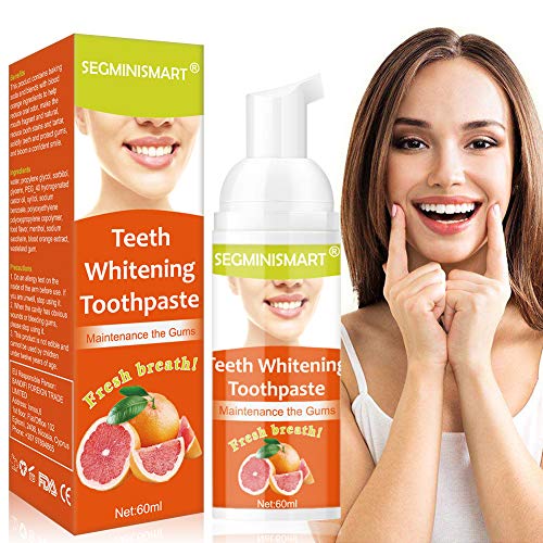 Whitening Toothpaste, Blanqueador Dental, Baking Soda Toothpaste, Pasta de Dientes Sin Flúor, Intensive Stain Removal Whitening Toothpaste, Prevenir la Caries Dental, Eliminación de Manchas