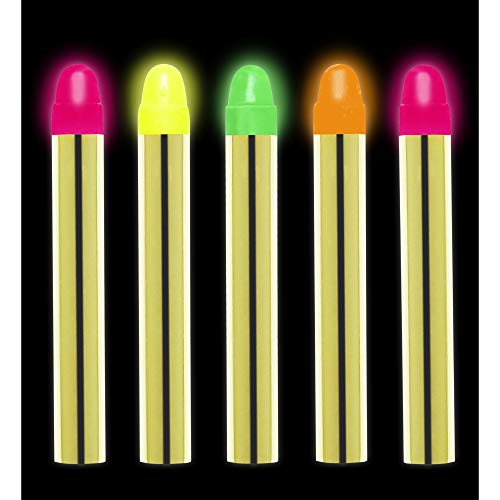 WIDMANN VD-WDM50004 - Juego de 5 lápices de maquillaje fluorescentes unisex para adulto, talla única