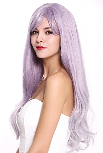 WIG ME UP- G8135T-2403T3904 peluca de mujer pelo muy largo ondulado lila violeta lavanda