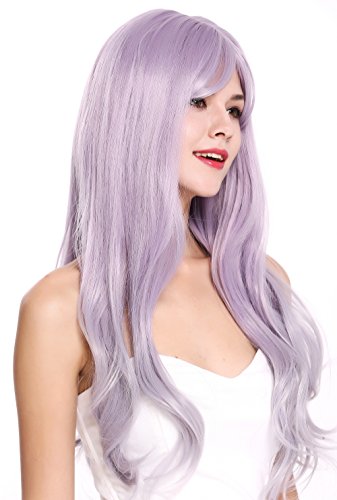 WIG ME UP- G8135T-2403T3904 peluca de mujer pelo muy largo ondulado lila violeta lavanda