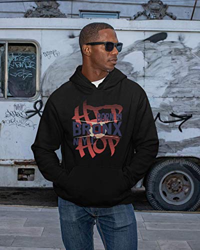 Wild Soul Tees | Sudadera con capucha | Caliente | Hip Hop Born in Bronx | Series musicales | Diseño gráfico | Logo | Ropa | Ropa