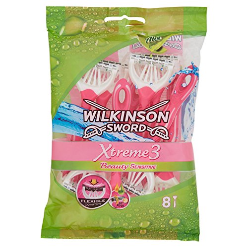 Wilkinson Sword Xtreme 3 Beauty Sensitive – Cuchillas de afeitar desechables (8 unidades)