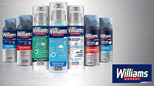 Williams Oxygen - Gel de afeitar para piel sensible, 150 ml, pack de 3