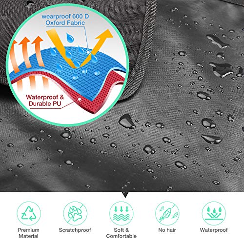 Wimypet Protector para Maletero del Coche, Funda para Asiento de Perro, Protector del Trazador de Líneas del Cargador del Coche, 180x103 cm Antideslizante/Scratch/Dust/Coche y SUV Trucks ect.
