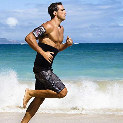 WIN.MAX Faja Reductora,Faja Adelgazante Mujer y Hombre,Faja para Gimnasio de Neopreno, Cinturón Lumbar Abdominal para Sudar y Hacer Deporte,Fitness y Proteger los lumbare (Negro, M)