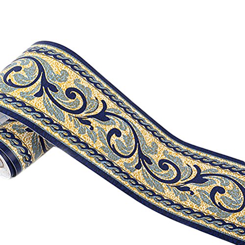 WINOMO - Cenefa autoadhesiva para decoración de pared de cocina, baño, 10 m x 10,6 cm