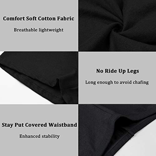 Wirarpa Bragas Culotte Algodón Para Mujer Braguitas Completo Talle Alto Calzoncillos Suave Ropa Interior Pack de 4 Talla M