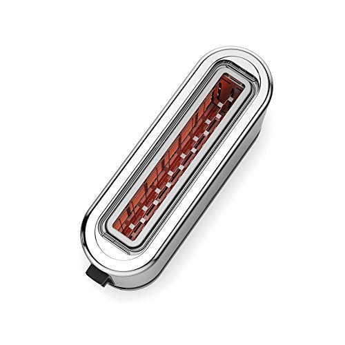 WMF Kitchenminis Tostadora de ranura larga, potencia de 900 W, acero Cromargan, apta para cualquier tipo de pan, con 4 funciones y con diferentes niveles de tueste