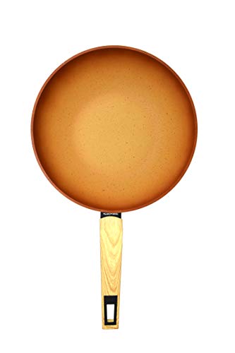 Wok Amercook Terracotta con tapa 28 cm