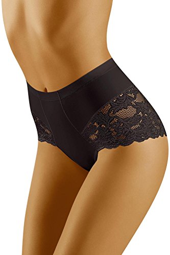 Wolbar Bragas para Mujer WB184, L, Negro