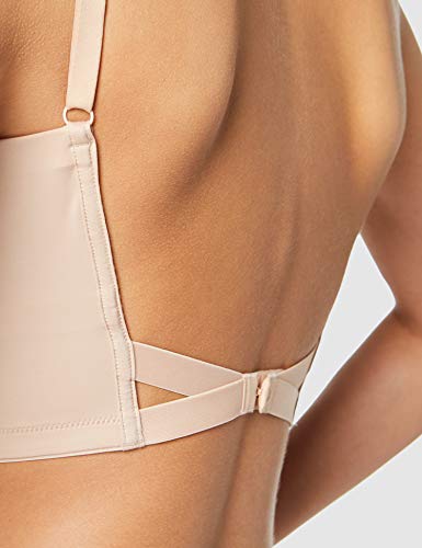 Wonderbra Ultimate Backless Soutien-Gorge Avec Armatures Sujetador con Aros, Beige (Beige 007), 95B para Mujer
