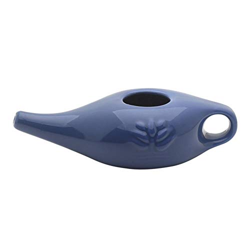 Wood.L Cerámica Neti Pot Irrigador Nasal Olla Nasal Limpiar La Cavidad Nasal Yoga Gimnasio Esencial Lavado Nasal Casero Productos De Enfermería