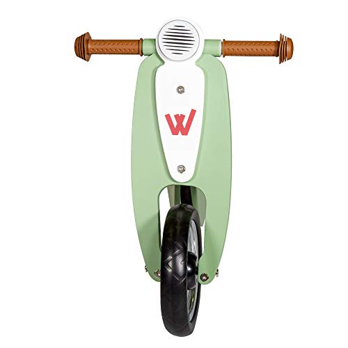 WOOMAX - Bici sin pedales de madera Scooter 10" (ColorBaby 85378)