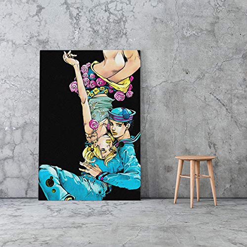 wopiaol Sin Marco Josuke Higashikata Yasuho Hirose JoJolion Cartel de Lienzo Pintura decoración de Arte de Pared Sala de Estar Dormitorio Estudio Decoración del hogar Impresiones