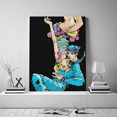 wopiaol Sin Marco Josuke Higashikata Yasuho Hirose JoJolion Cartel de Lienzo Pintura decoración de Arte de Pared Sala de Estar Dormitorio Estudio Decoración del hogar Impresiones
