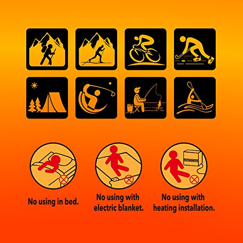 WORLD-BIO Calentadores de pies y pie Adhesivo desechable autocalentable Activado por Aire para Zapatos, Senderismo de Invierno, Ciclismo, Pesca, Caza, Camping, etc - 10 Pares