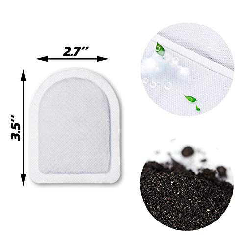 WORLD-BIO Calentadores de pies y pie Adhesivo desechable autocalentable Activado por Aire para Zapatos, Senderismo de Invierno, Ciclismo, Pesca, Caza, Camping, etc - 10 Pares