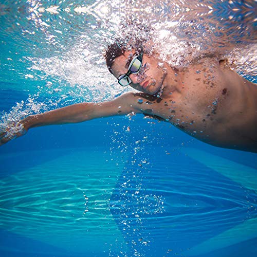 WOTEK Gafas de Natacion,Anti-vaho HD y Anti-UV Sin Fugas Gafas Natacion,Set con Puente Nasal Desmontable,Gafas Buceo de Protección para Hombres, Apto para Todo Tipo de Deportes Acuáticos