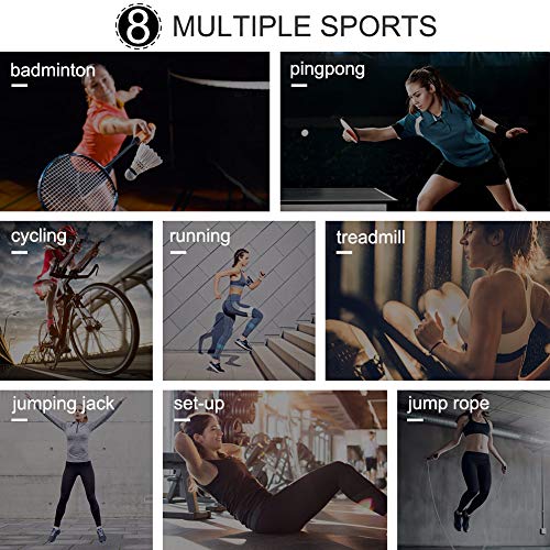 WOWGO Pulsera Monitor de Actividad Pulsómetro y Podómetro para Mujeres Impermeable IP67, con Bluetooth Contador de Pasos y Monitor de Sueño para Smartphones con Android e iOS: iPhone, Samsung