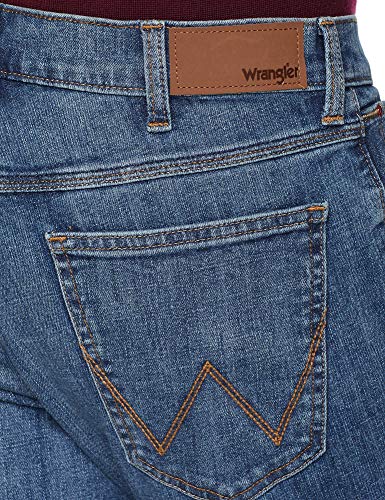Wrangler Authentic Regular Pantalones, Azul (Blue Mid Stone 14V), 38W / 32L para Hombre