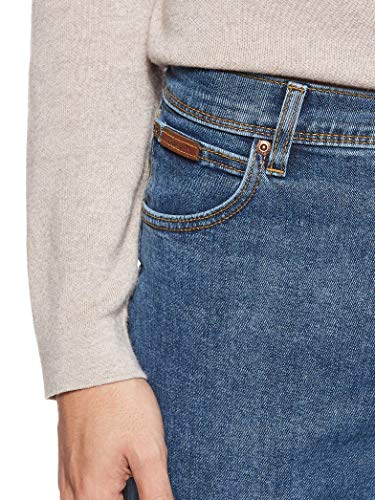 Wrangler Texas Contrast Vaqueros, Azul (Stonewash 010), 30W / 30L para Hombre