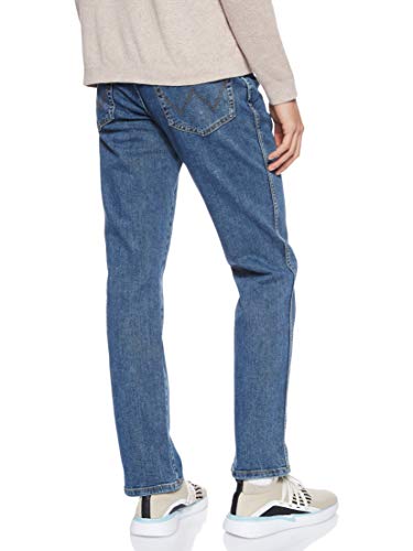 Wrangler Texas Contrast Vaqueros, Azul (Stonewash 010), 30W / 30L para Hombre