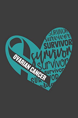 Writing About My Health Journey with Ovarian Cancer: College Ruled Notebook (Heart Survivor Teal Awareness Ribbon Cover)