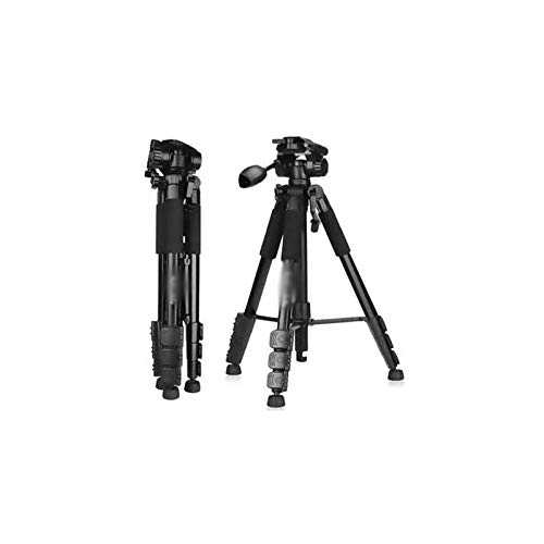 WSMLA Vídeo trípode de cámara de Aluminio Ligero de Viajes Soporte de la cámara réflex Digital con Montaje Universal del teléfono y la Bolsa de Transporte