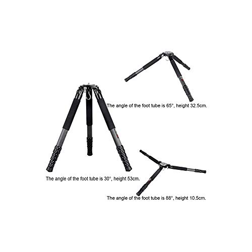 WSMLA Vídeo trípode de cámara de Aluminio Ligero de Viajes Soporte de la cámara réflex Digital con Montaje Universal del teléfono y la Bolsa de Transporte