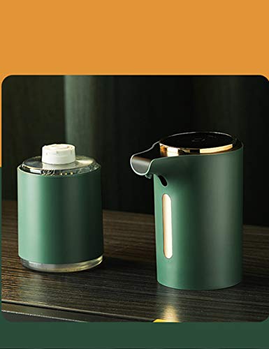 wuxafe Dispensador Automático De Jabón Sensor Movimiento por Infrarrojos Base Impermeable Interruptor Ajustable Baño Apropiado Cocinas Hotel Restaurante Cerámica Soft-Touch 101.48 X 74.45x 197mm