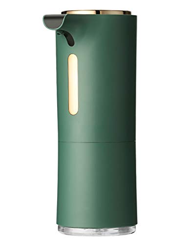 wuxafe Dispensador Automático De Jabón Sensor Movimiento por Infrarrojos Base Impermeable Interruptor Ajustable Baño Apropiado Cocinas Hotel Restaurante Cerámica Soft-Touch 101.48 X 74.45x 197mm