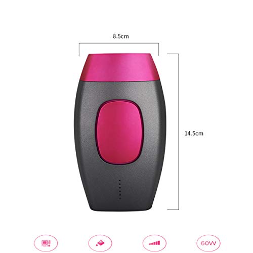 WUYI Depiladora de Luz Pulsada, Sistema Multifunción Permanente Tres En Uno En Flash Rápido 0.9 S, 700,000 Flashes, 5 Niveles de Ajuste de Energía (rejuvenecimiento, Acné, Depilación)