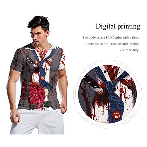 WXJWPZ Disfraz De Calavera De Hueso Mecánico Disfraz De Halloween para Mujer Disfraces De Esqueleto Talla Grande Mono De Miedo,L