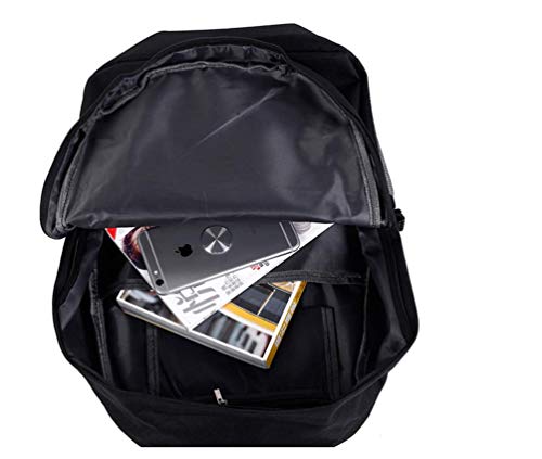 WYCY Mochila para Estudiantes Marshmello Mochila Escolar Unisex Impermeable Mochila Escolar Mochila de Tendencia de impresión para niñas y niños (Tela Escocesa Azul)