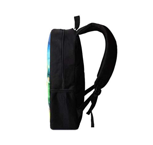 WYCY Mochila para Estudiantes Mochila Marshmello Juego de 3 Mochilas Escolares Unisex Mochila de Tendencia y Bolso Bandolera Estuche de lápices para niños Escolares (Color B)