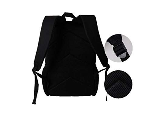 WYCY Mochila para Estudiantes Mochila Marshmello Juego de 3 Mochilas Escolares Unisex Mochila de Tendencia y Bolso Bandolera Estuche de lápices para niños Escolares (Color B)