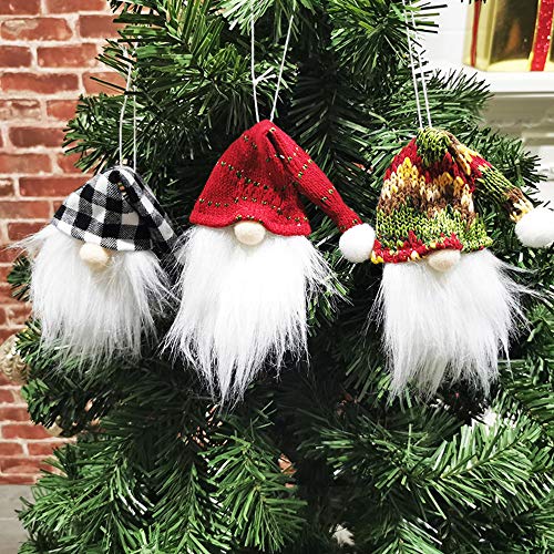 Wyi - Juego de 12 adornos para botellas de vino con diseño de Papá Noel