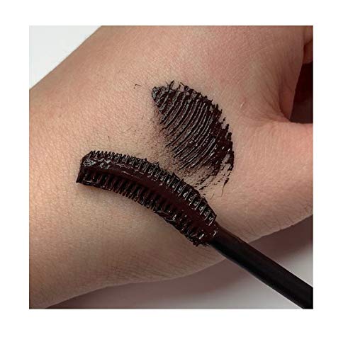 WYNIE Máscara de Pestañas Glamour Ultra color Marrón Natural Fórmula Waterproof y Volumen - 16 ml (Marrón)