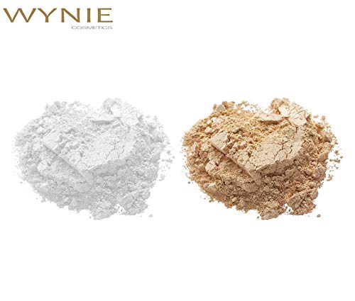 WYNIE Polvos Fijadores Translúcidos y Banana Sueltos Matte Touch Sellador de Maquillaje Matificante Acabado Aterciopelado 2 unidades- 10 g